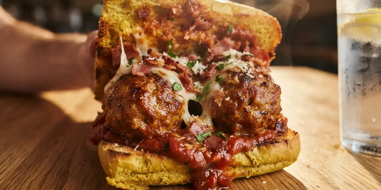 Italian Beef Meatball Subs