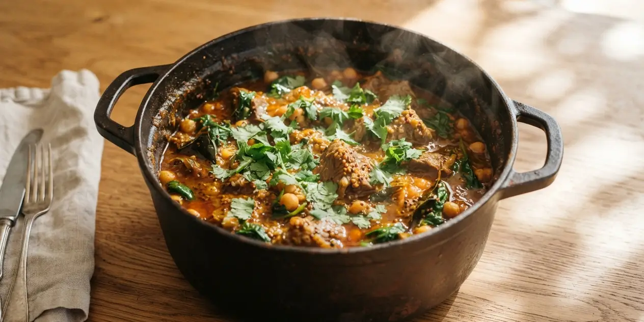 Aromatic Lamb Shoulder & Chickpea Curry