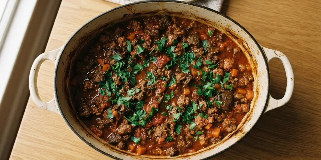 Rich Beef & Sausage Ragu