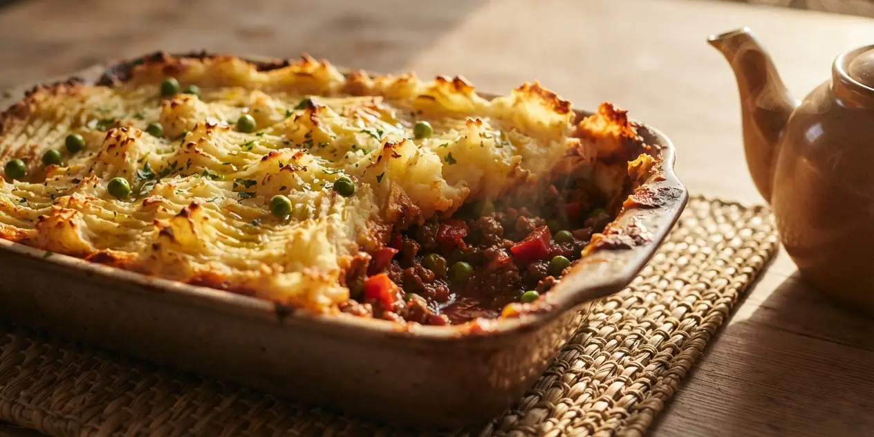 Spiced Lamb Mince Pie with Mashed Potato