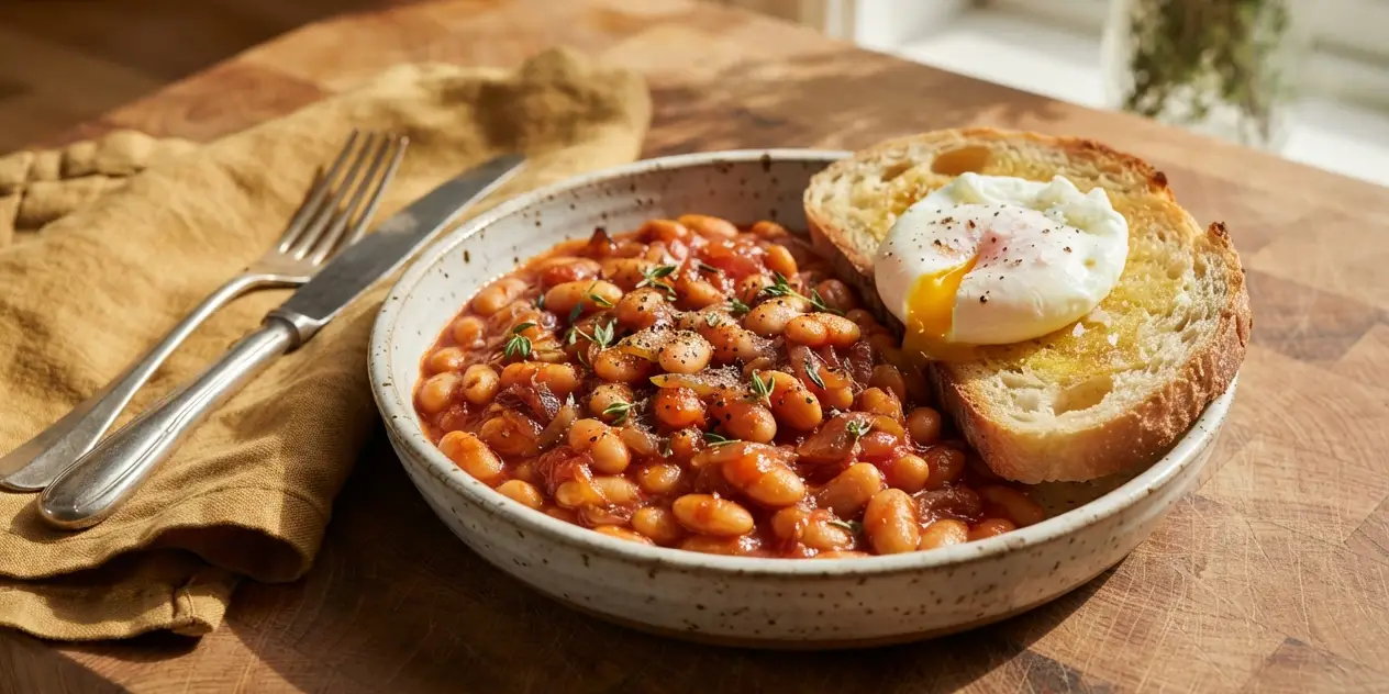 Tomato & Onion Baked Beans