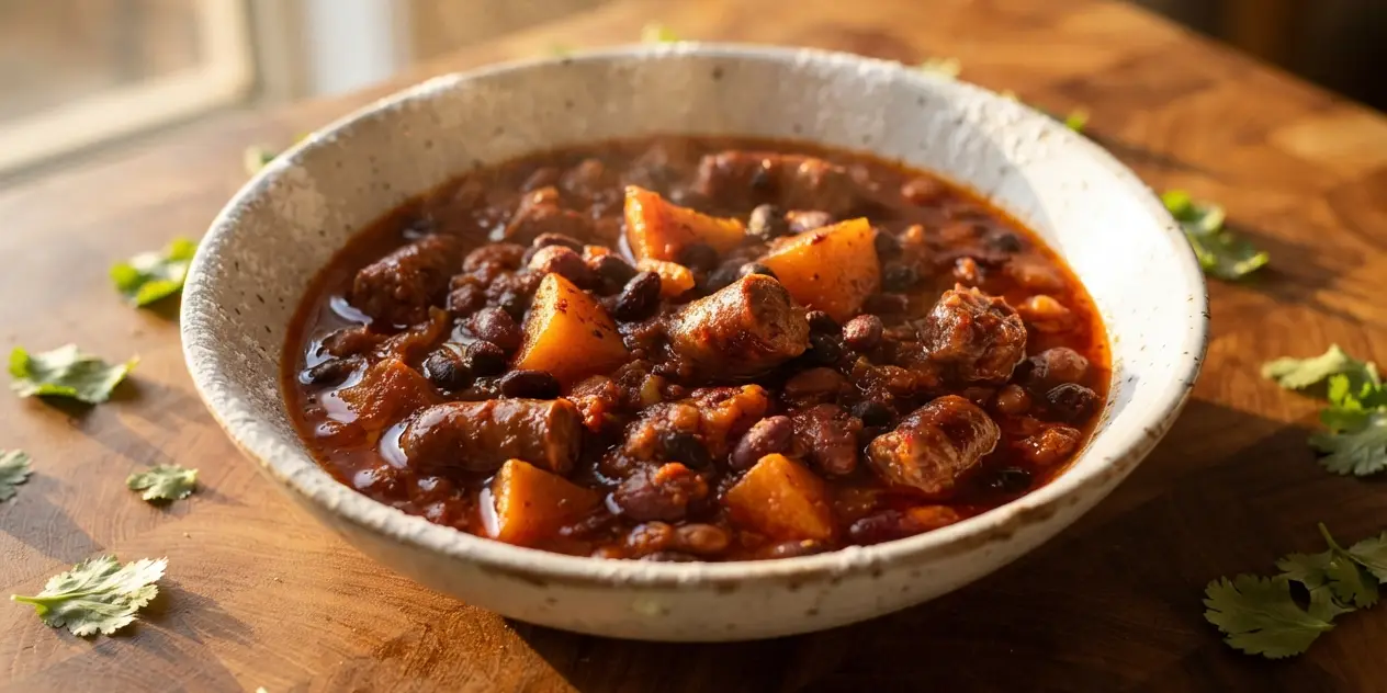 Rosemary Sausage and Pumpkin Chilli