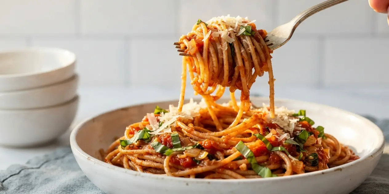Simple Tomato & Basil Pasta (One Pot)