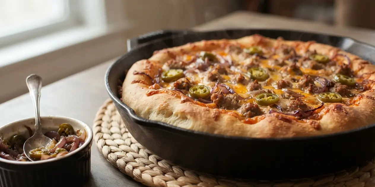 Deep-Pan Sausage and Fennel Pizza