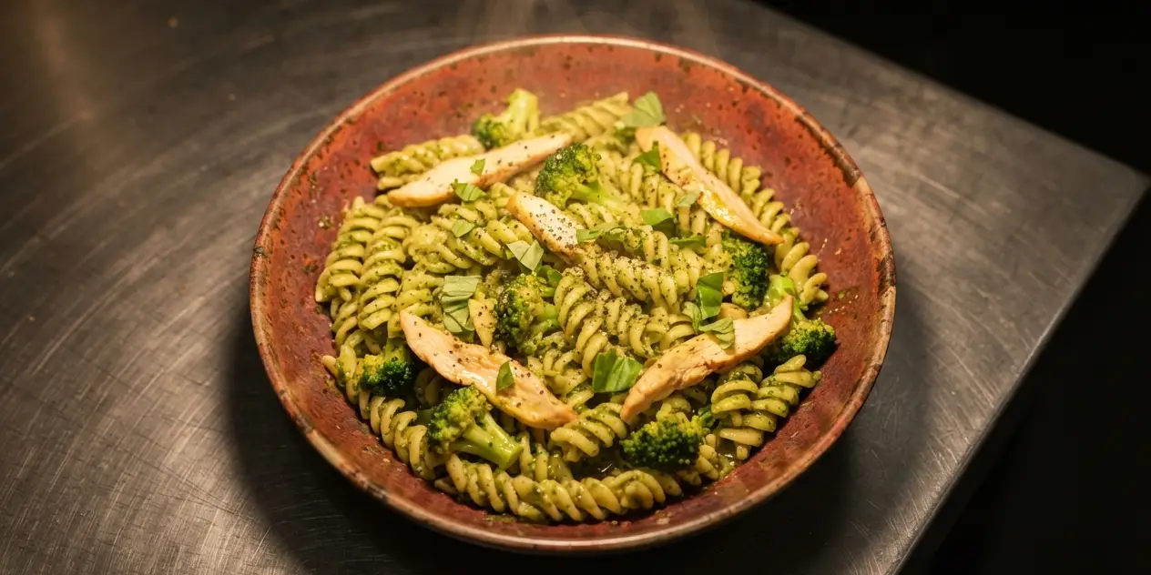 Spirals with Broccoli and Chicken
