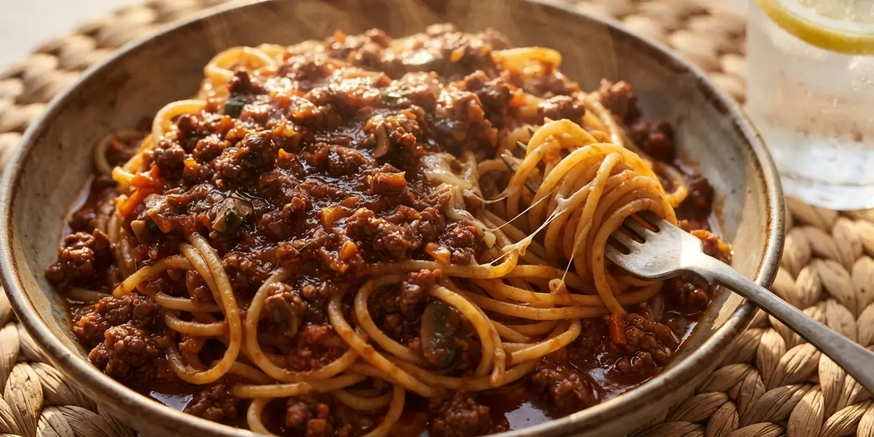 Rich Beef Mince Bolognese (Slow Cooker)
