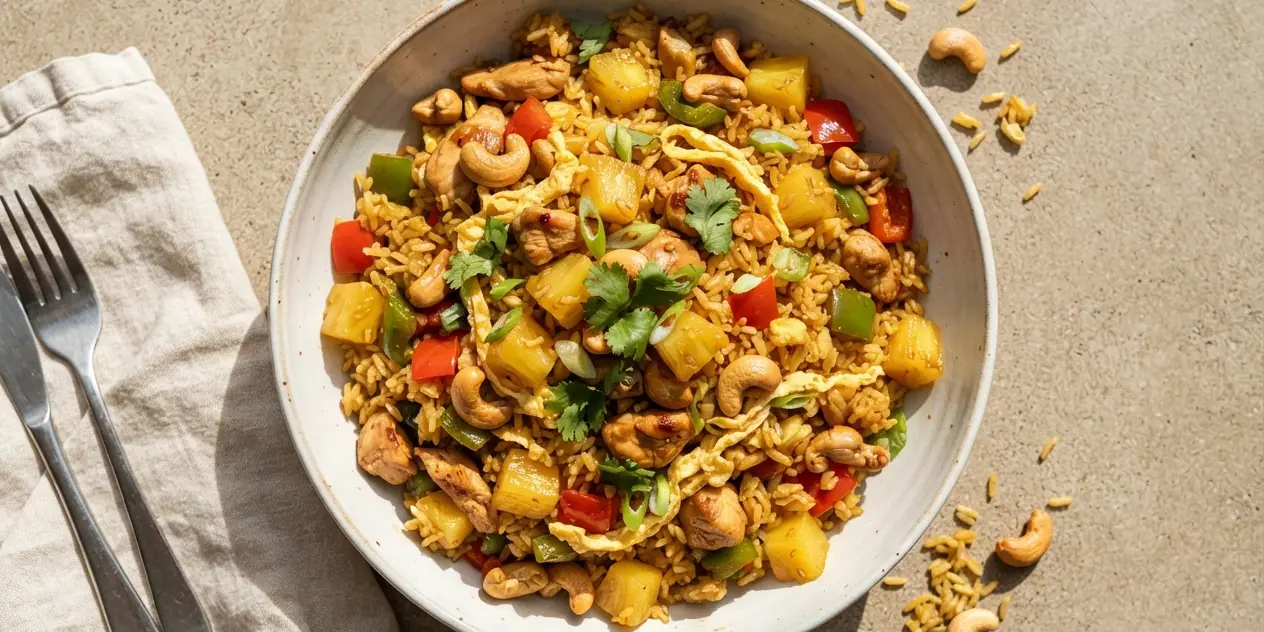 Pineapple fried rice