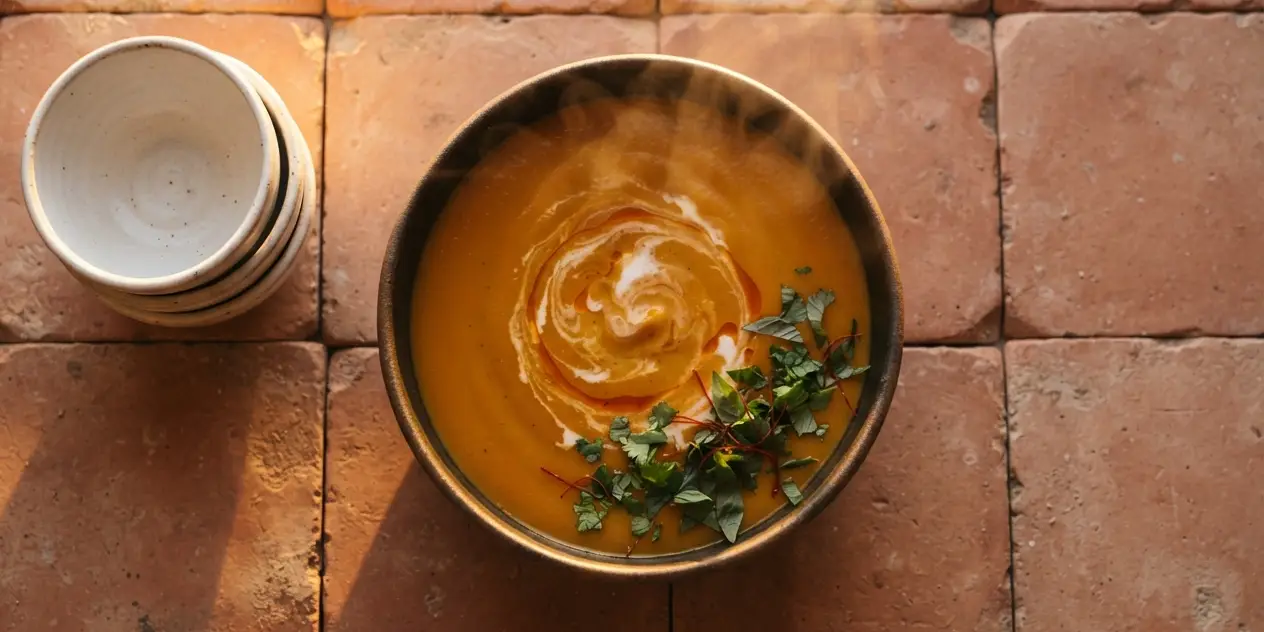 Thai Coconut Pumpkin Soup (Slow Cooker)